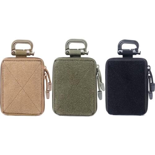 Tactical Molle EDC Pouch Range Bag Medical Organizer Pouch Military Wallet Small Bag Outdoor Hunting Accessories Vest Equipment