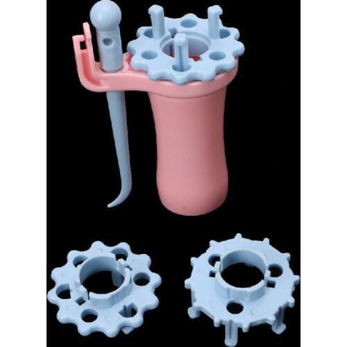 Topping Knitter Knitting Spool Loom Needle Hook Scarves Straps Making Craft DIY W210