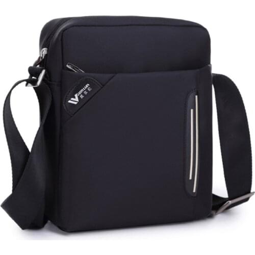 Versatile Business Shoulder Bags Large Capacity Computer Bag for Man Waterproof Cross Body Bags Solid Color Man Shoulder Bag
