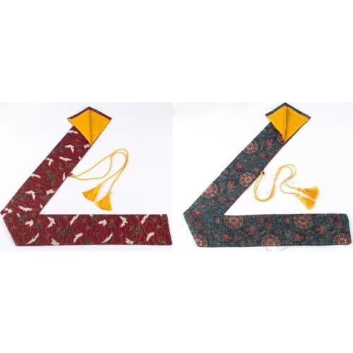 Top quality kung fu martial arts iaido wood knife bags Kendo bamboo crane sword bag package