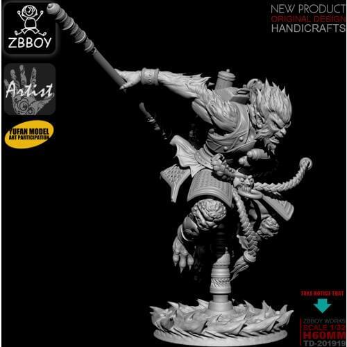 1/32 Resin Kits Wukong Resin Soldier self-assembled TD-201919