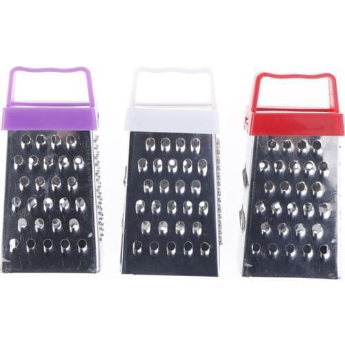 1pcs Quality Mini 4 Sides Multifunctional Handheld Grater Slicer Fruit Vegetable Kitchen Tool Color Random Cooking