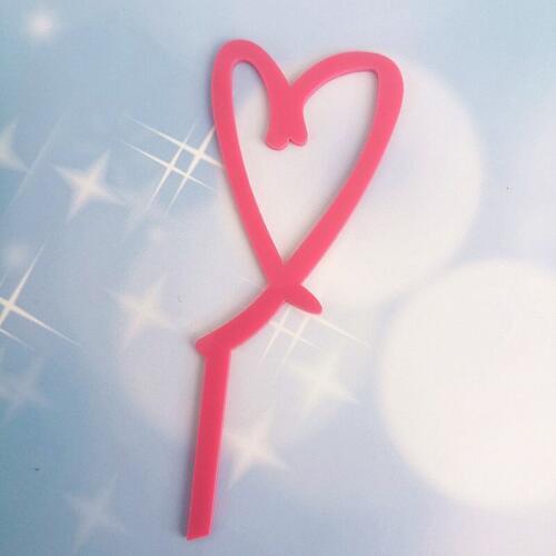 1pc Pink Rose Happy Birthday Acrylic Cake Topper Love Wedding Acrylic Cupcake Topper For Wedding Birthday Party Cake Decorations