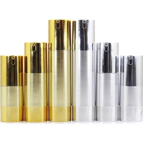 15ml 30ml 50ml Empty Cosmetic Airless Bottle Portable Refillable Pump Dispenser Bottles For Travel Lotion LX8996