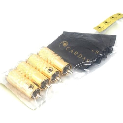 4Pcs/lot Hi-end RCA Plug Cardas SRCA RCA Connector for HIFI DIY Audio Cable