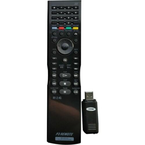 Wireless 2.4Ghz For PS3 SLIM P3 BD/BVD RF Multimedia remote game controller with receiver