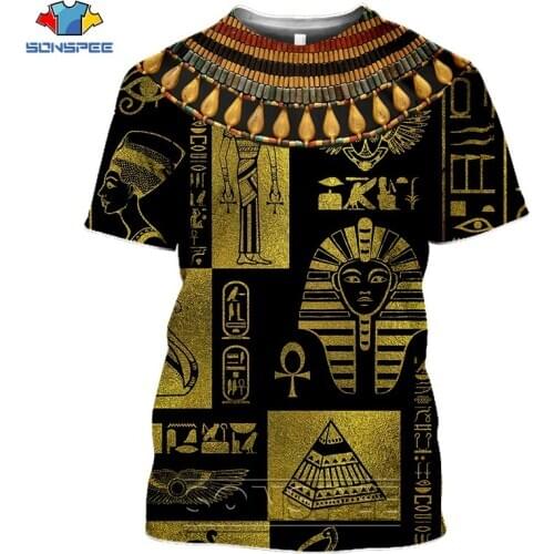 Cleopatra Ancient Horus Egyptian t shirt God Eye of Egypt Pharaoh Anubis Graphics 3d Print T-shirt Men/Women Unisex Streetwear