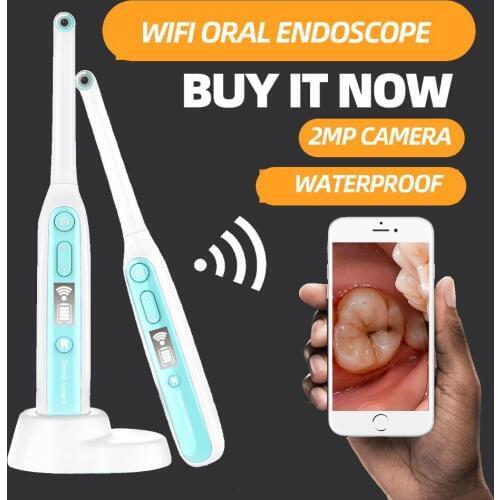 IM401 Wireless WiFi Oral Dental Intraoral Camera Dentist Device LED Light Real-time Video Inspection cleaning Tool