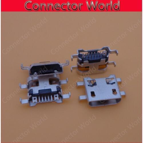 50X Micro mini USB Jack socket connector charging port For RAMOS i9 Teclast P80 X89 X80HD X16HD P79HD P89H Taipower P89S P90 X98