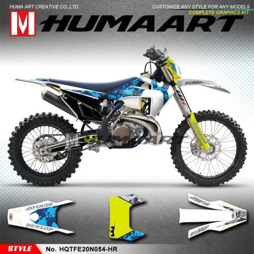 HUMAART Team Stickers Custom Graphics Dirt Bike Décor for TE 150i 250i 300i FE250 FE350 FE450 FE501 FE 250 450 501 2020 to 2022