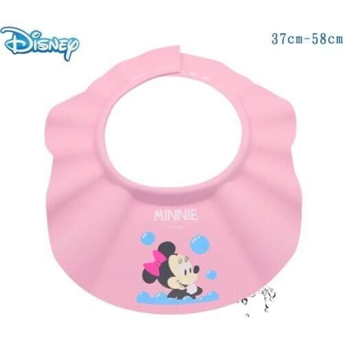 Disney Baby Children Kids Safe Shampoo Bath Bathing Shower Cap Hat Wash Hair Shield Adjustable Elastic Shampoo Cap Bath Tools