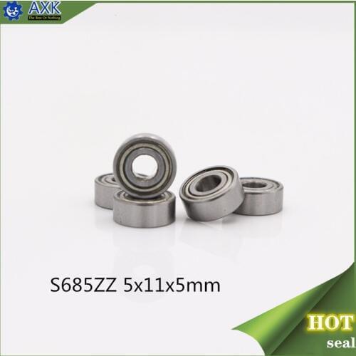 S685ZZ Bearing 5*11*5 mm ( 10PCS ) ABEC-5 440C Roller Stainless Steel S685Z S685 Z ZZ Ball Bearings