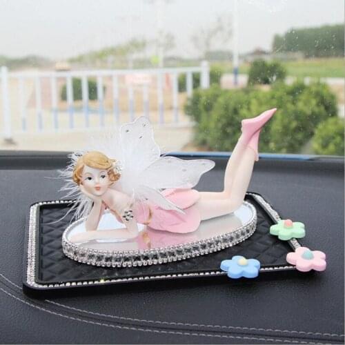 Car Decoration Goddess Model Creative Cute Center Console Beautiful Girl Flower Fairy Angel Beauty Car Decoration