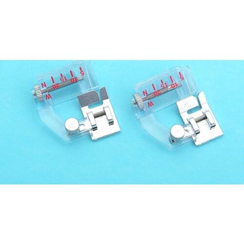 1 pcs Presser Foot Adjustable Bias Tape Binding Foot Snap On Brother Sewing Machine Tools Accessories