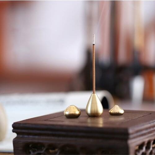 1Pc High Quality Brass Incense Burner Copper Holder For Incense Stick
