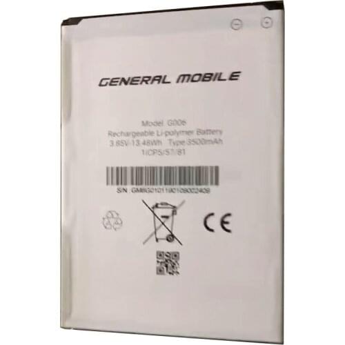 10pcs 3500MAH Battery for General Mobile GM8 Go Dual G006 Smart Android Mobile Phone Batterie Batterij Bateria