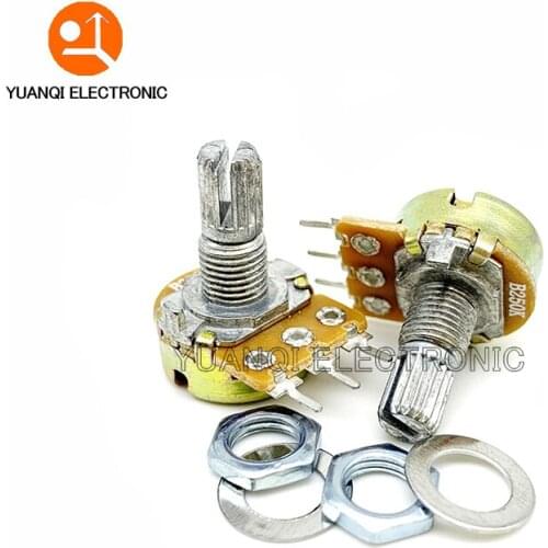 10 PCS WH148 3pin 15MM KIT Linear Potentiometer Pot single joint 1K 2K 5K 10K 20K 50K 100K 250K 500K 1M EACH 1PCS