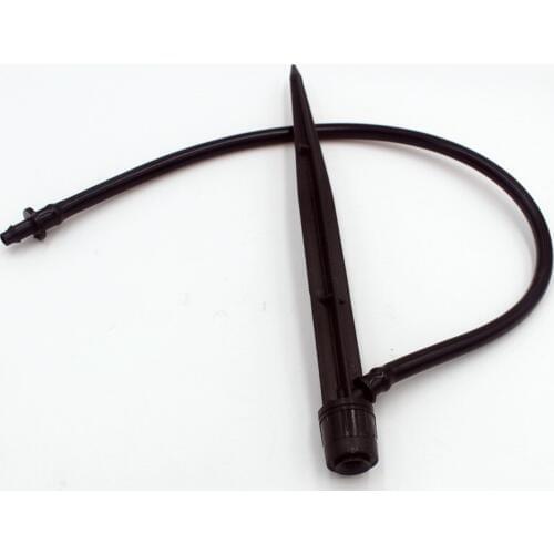 20pcs/pack 18.5cm Micro Bubble With 0.5m Micro Tubing Drip Irrigation Adjustable Stake Water Dripper Garden Watering N198