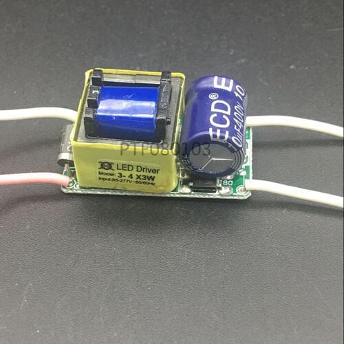 50PCS 3-4*3W Isolated Led Driver 9W 12W Lamp Driver Power Supply Lighting Transformer AC85-277V 110V 220V 600mA Output 3X3W 4X3W