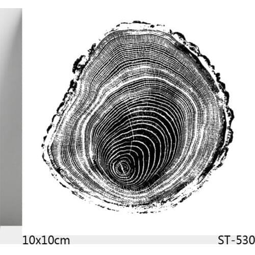AZSG Annual Ring Clear Stamps For DIY Scrapbooking/Card Making/Album Decorative Silicone Stamp Crafts