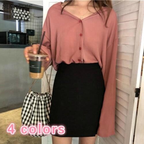 Черные блузки BONNTEE China At AliExpress