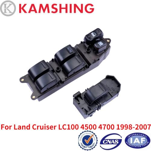 CAPQX For Land Cruiser LC100 4500 4700 1998-2007 Front Left Driver Window Glass Lift Switch Side Window Lifting Control Button