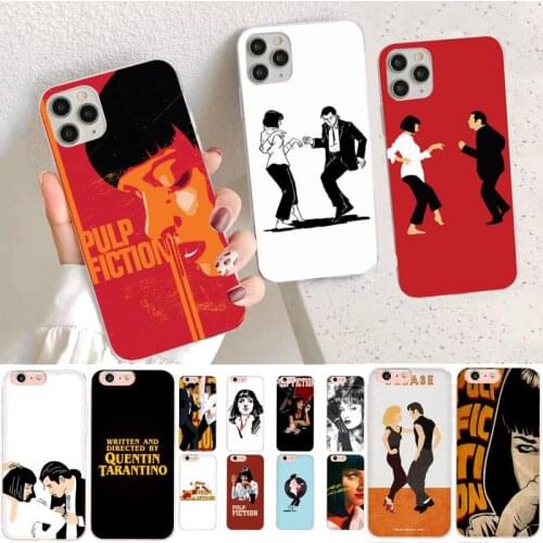 YNDFCNB movie ever made Pulp Fiction Phone Case for iPhone 11 12 pro XS MAX 8 7 6 6S Plus X 5S SE 2020 XR case