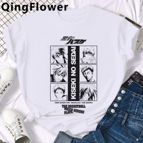 Anime Kuroko No Basket Basketball t-shirt top tees men casual couple streetwear print japanese summer top kawaii