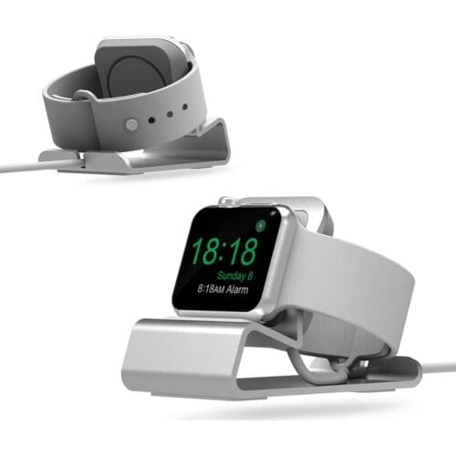 Exquisite Aluminum Bracket Charger Dock Station Charging Holder for Apple Watch 3/2/1 38mm 42mm