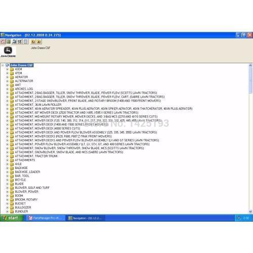 John ( Construction & Foresty) CF PartsManager Pro 2016 Electronic spare parts identification catalog