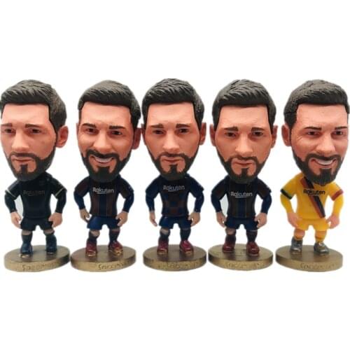 2.55" Soccer Doll Soccerwe Cartoon Player Figurines Ronaldinho 6.5cm Height