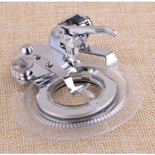 LETAOSK New Fancy Flower Stitch Embroidery Foot 3700L Round Presser Low Shank Fit for Brother Singer Pfaff Sewing Machine
