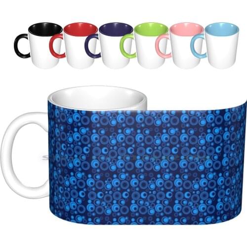 Latest Abstract Circle Pattern Design Ceramic Mugs Coffee Cups Milk Tea Mug Popular Popular Trends Popular Styles Popular