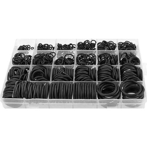 New 740Pcs Rubber O-Ring Kit 24 Sizes Seals for Garages, Ordinary Plumbers