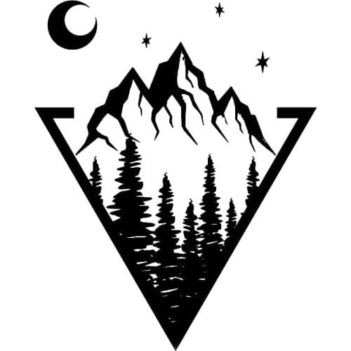 Osaka mountain beautiful night view Auto sticker decoration auto motorcycle accessories off road Multi Size polyethylene Decal