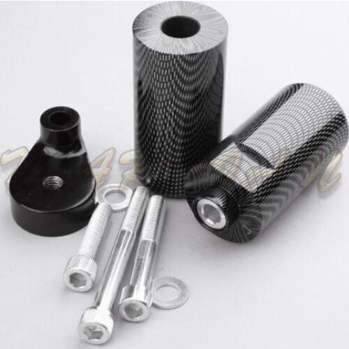 Motorcycle Racing No Cut Crash Pads Fairing Frame Protectors Slider Carbon Fiber Fit For 2008-2009 Yamaha YZF R6