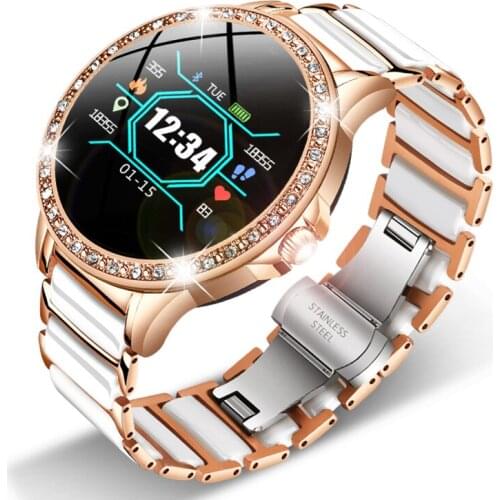 The new smart ladies watch IP67 waterproof multi-function bracelet heart rate blood pressure detection smart sports watch