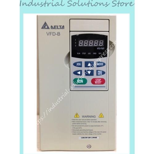 Input 1PH 220V Output 3PH General Inverter VFD022B21A 0~240V 11A 0.1~400Hz 2.2KW 3HP New