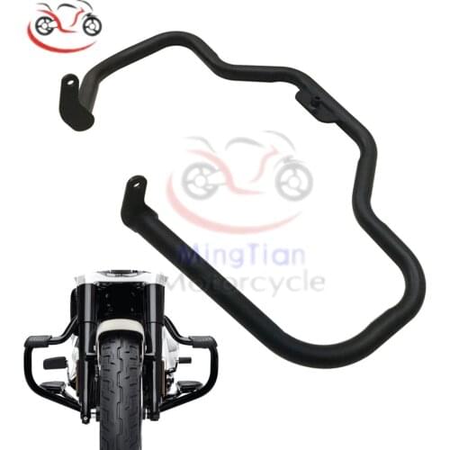Motorcycle Engine Guard Crash Bar Chrom Black For Harley Softail FXBRS FXBR FXFBS FXFB FLFBS FLFB FLHCS FLHC FLSB 2018 2019 2020