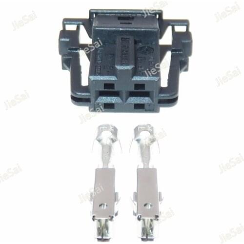 2 Pin 4E0971942 Unsealed Connector 2.8 Series Audio Bass Alto Car Door Klaxon Wiring Socket For Audi C7A Porsche