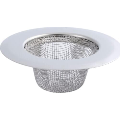 7cm Stainless Steel Bathtub Hair Catcher Stopper Shower Drain Hole Filter Trap Kitchen Metal Sink Strainer