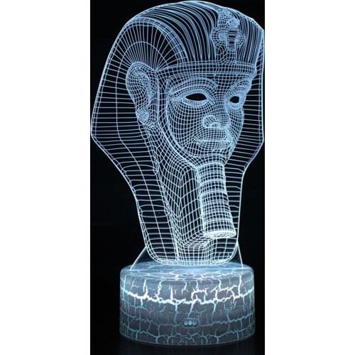 Abstract Artist Graphics Cartoon Atmosphere Halloween Series SkullRemote ControlCreative Table Lamp GiftCute Toy Gift7ColorLED94