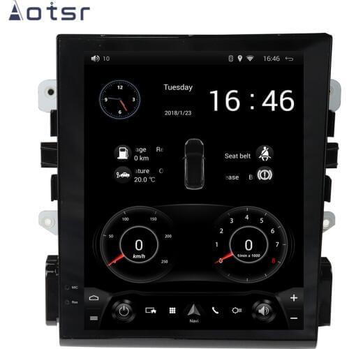 Aotsr Tesla 10.4“ Vertical screen Android 7.1 Car No DVD player GPS Navigation For Porsche Macan 2011-2016 headunit stereo