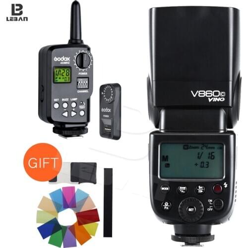 Free DHL!!Godox V860C e-TTL HSS 1/8000s Speedilte Camera Flash Light w/ Li-ion Battery +FT-16S Flash Trigger for Canon
