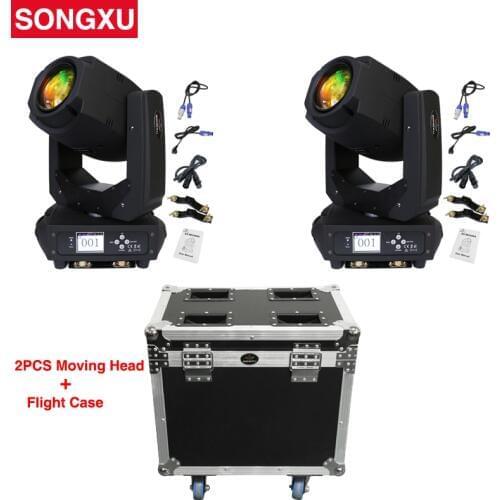 LED 200w Moving Head Beam Spot Wash Stage Light LED Lyre Road case package Party Light DJ stage light/SX-MH200A