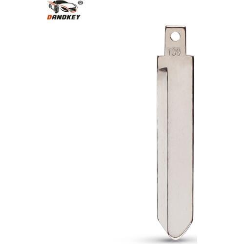 Dandkey 1PCS Metal Blank Uncut Flip KD Remote Key Blade Type NO.139 #139