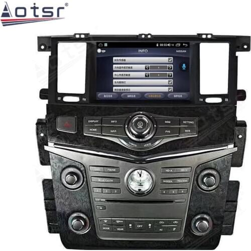 For Nissan Patrol Y62 For Armada Android 9 Car Radio Player 8 CORE GPS Navigation 4G LTE DSP CARPLAY Multimedia Player