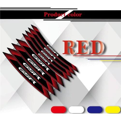 For Suzuki gsr GSR Motorcycle Front Rear Wheel Stickers Fashion Creative Reflective Decorative Tire Stickers Decal Accessories