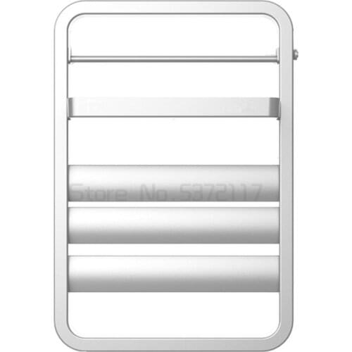 Electric towel rack household toilet constant temperature heating disinfection non perforated carbon fiber drying rack