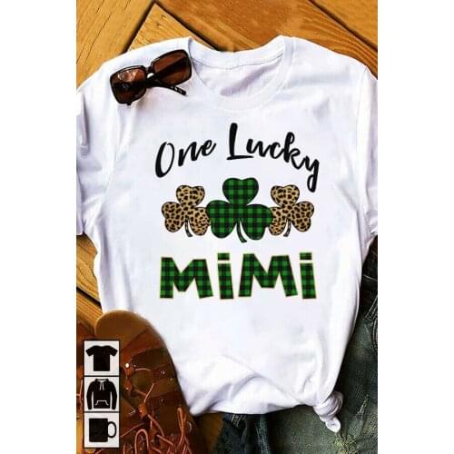 One Lucky Mimi Nana Gigi Grandma Classic T-Shirt Unisex Women Men Tee Shirt